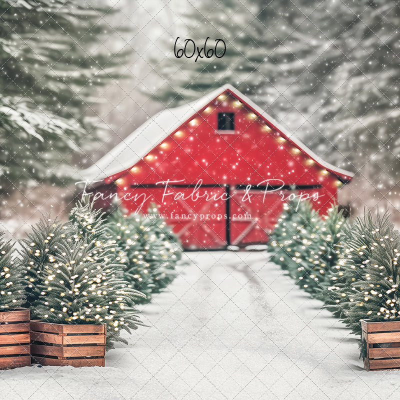 Festive Pickup Truck Farm - with Sweep Option