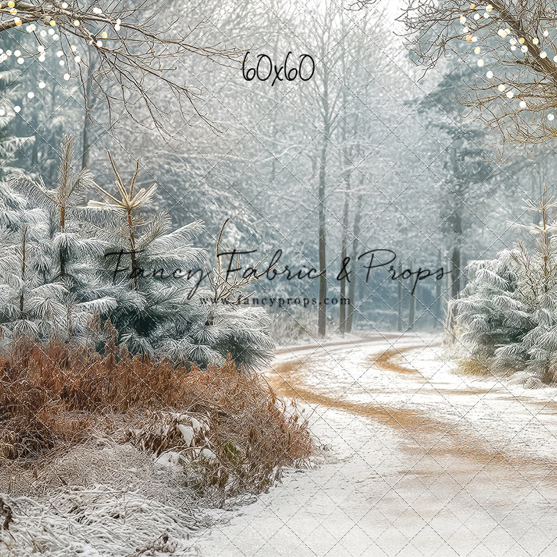 Frosted Country Path - with Sweep Option