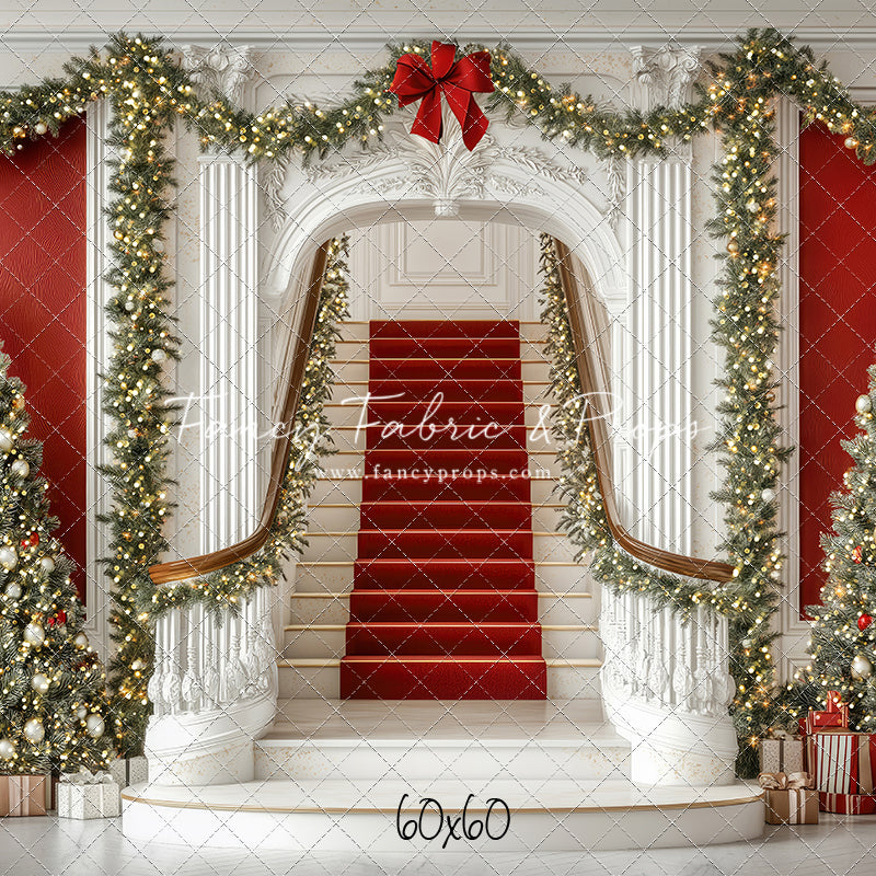 Grand Christmas Staircase - with Sweep Option