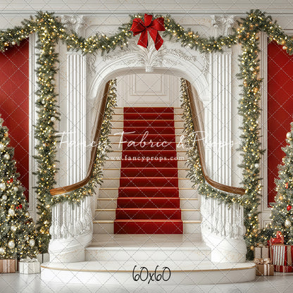 Grand Christmas Staircase - with Sweep Option