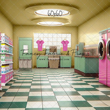 Laundry Day - Yellow - With Sweep Option