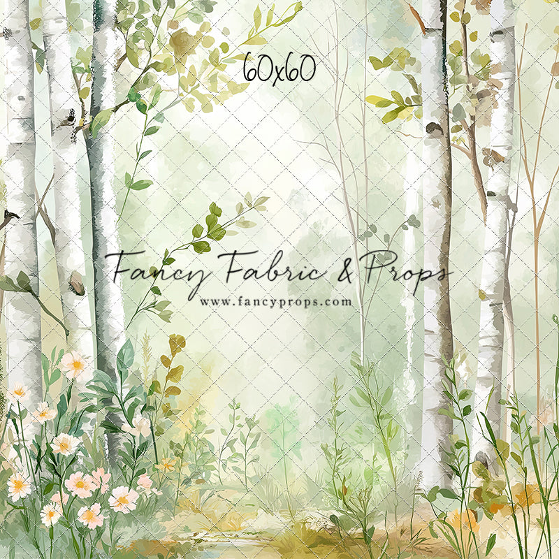 Painted Birch Forest - With Sweep Option