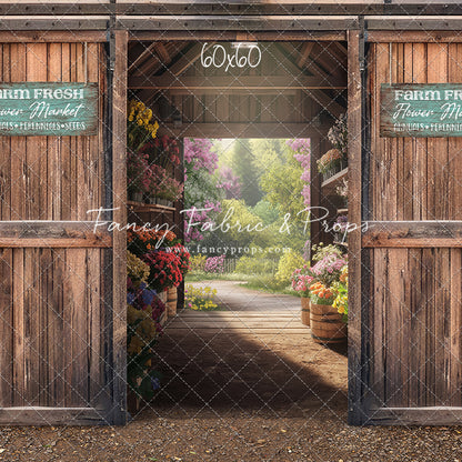 Farm Fresh Flower Barn - With Sweep Option