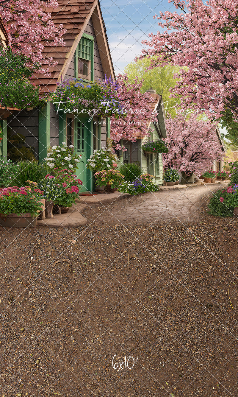 Blossoming Spring Country Road - With Sweep Option