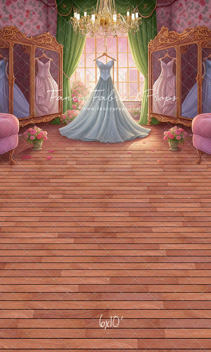 Dress Like A Princess - Ice Blue Dress - With Sweep Option