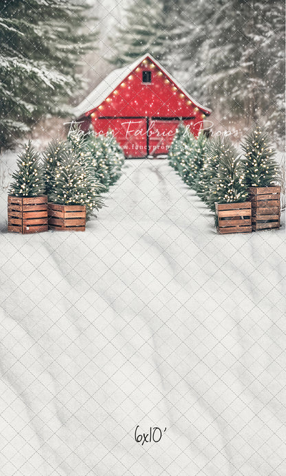 Festive Pickup Truck Farm - with Sweep Option