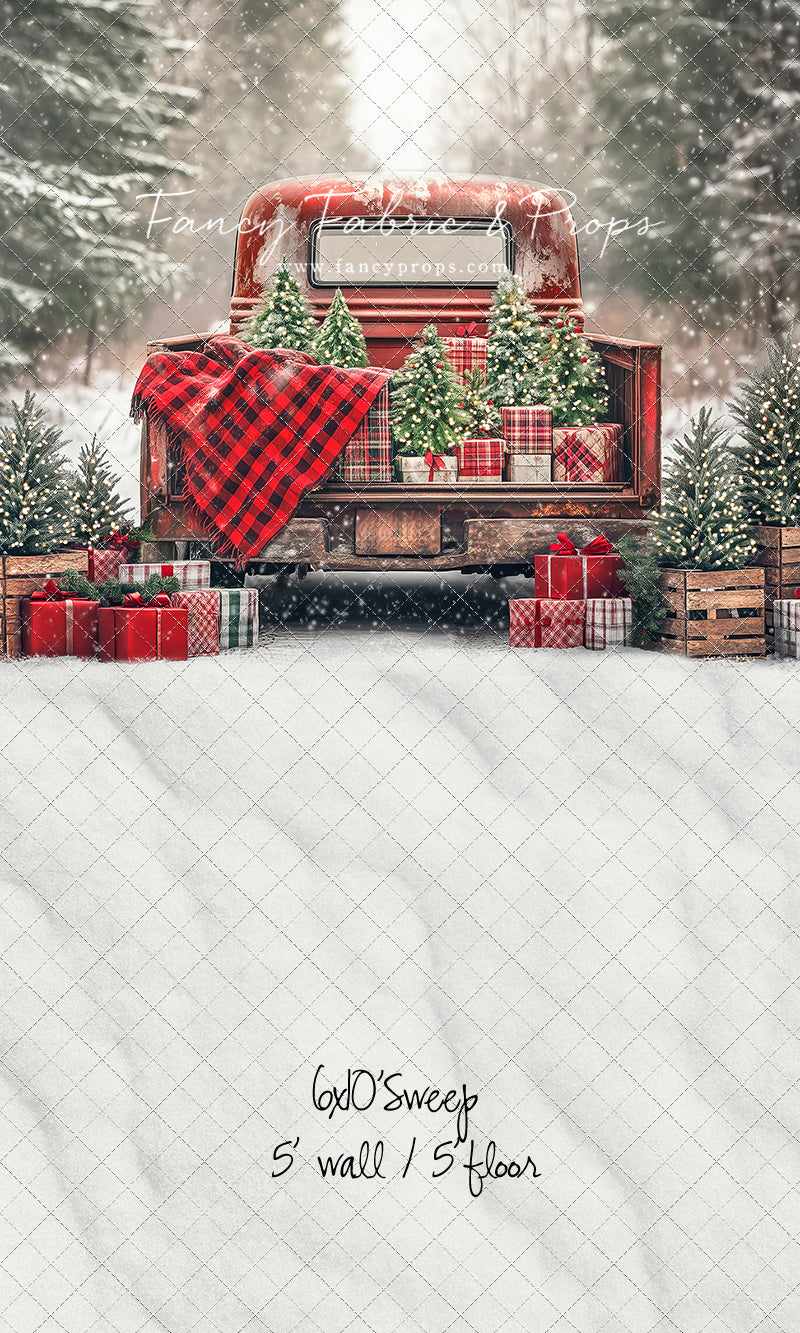 Festive Pickup Truck - with Sweep Option