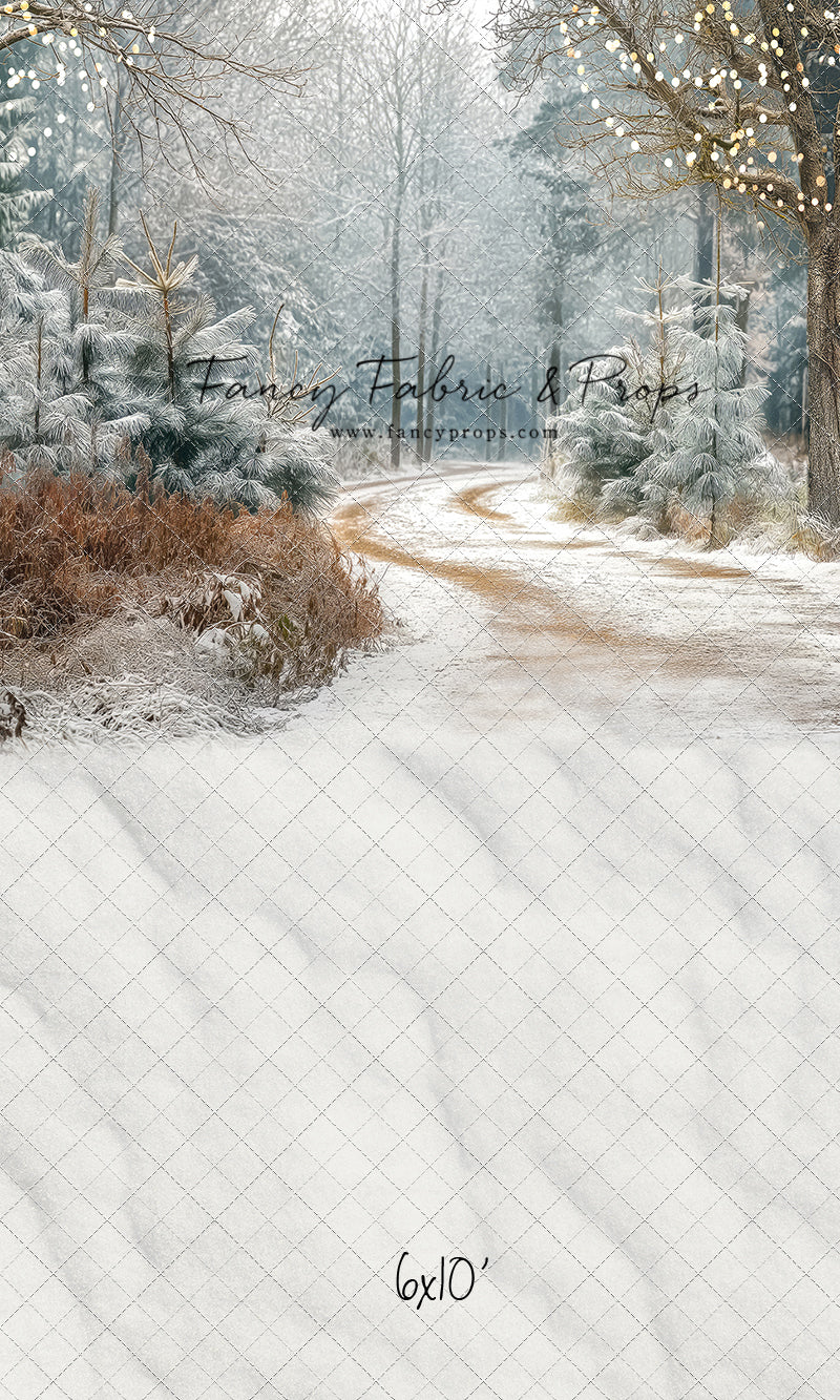 Frosted Country Path - with Sweep Option