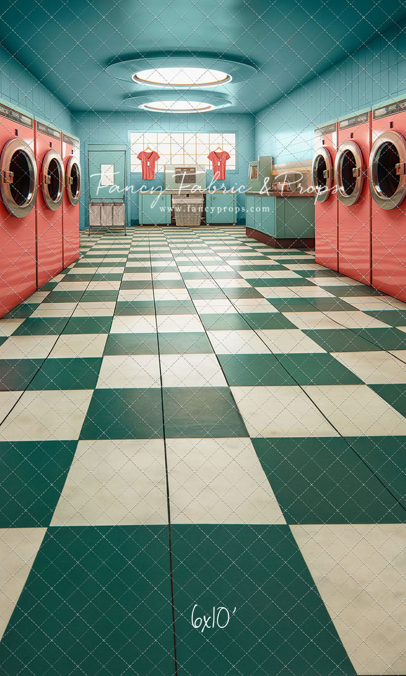 Laundry Day - Blue With Double Washers- With Sweep Option