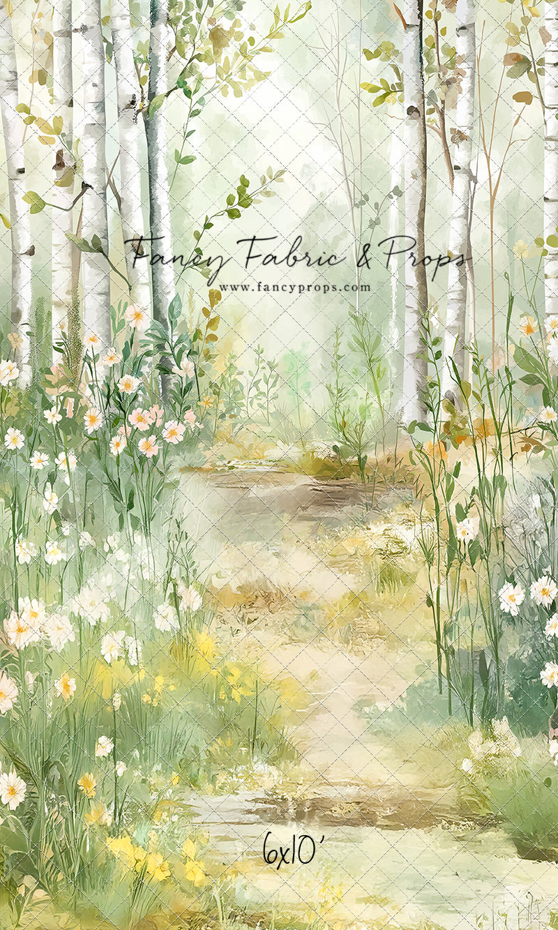 Painted Birch Forest - With Sweep Option