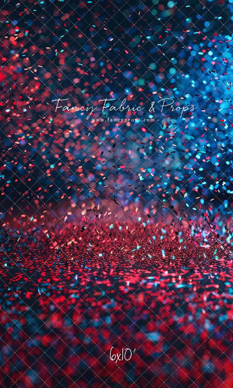Red & Blue Stage Confetti - Sweep Sizes Only