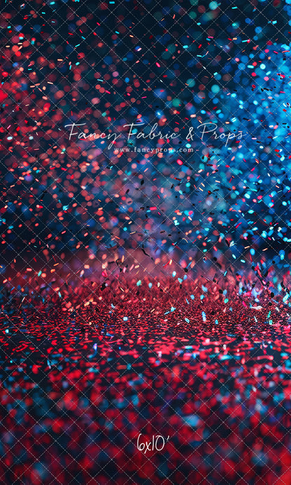 Red & Blue Stage Confetti - Sweep Sizes Only