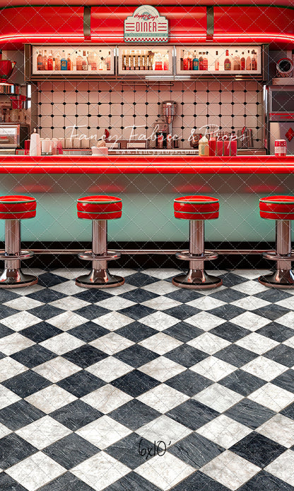 Soda Pop & Sock Hop Diner - With Sweep Option
