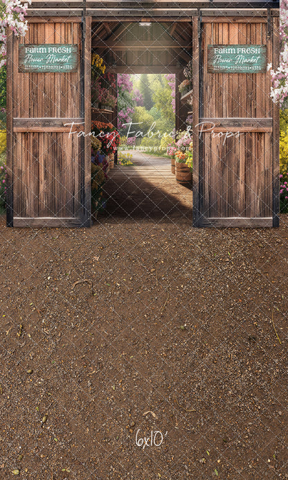 Farm Fresh Flower Barn - With Sweep Option