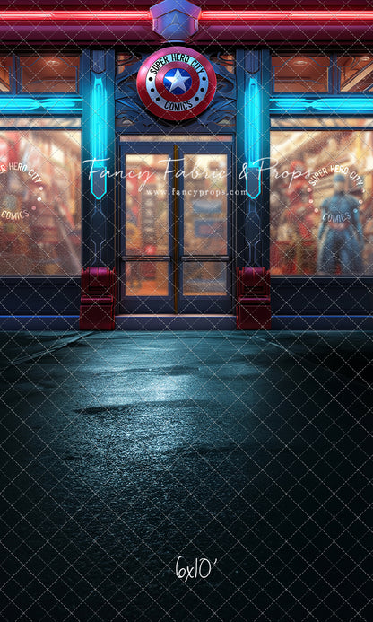 Super Hero City Comics - With Sweep Option