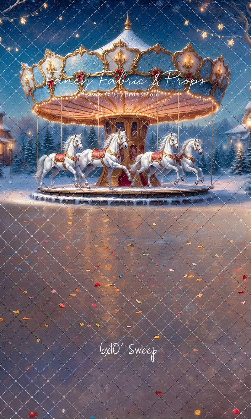 Enchanted Holiday Carousel - With Sweep Option