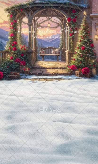 Frosty Rose Pavilion - with Sweep Option