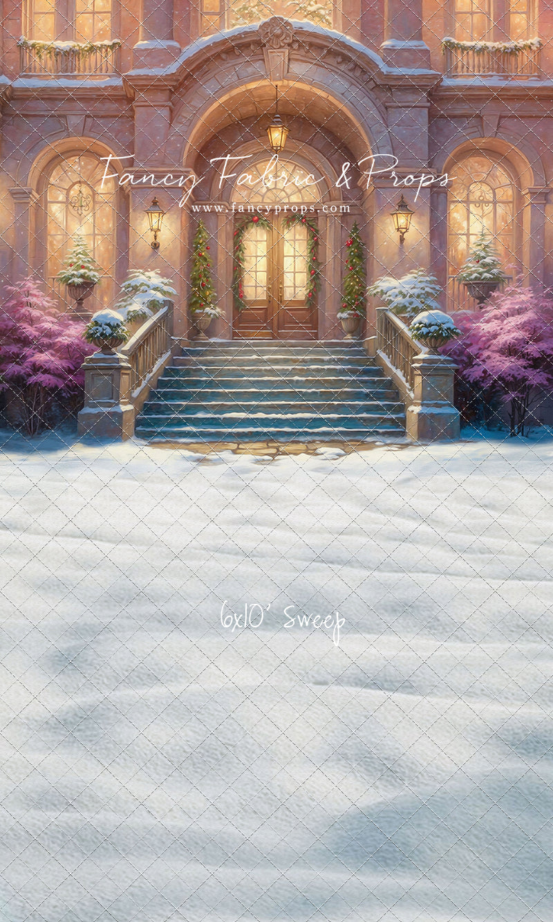 Glistening Snowy Entry - With Sweep Option