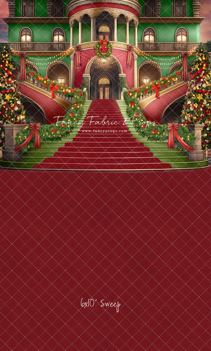 Merry Mansion- Red Rug - with Sweep Option