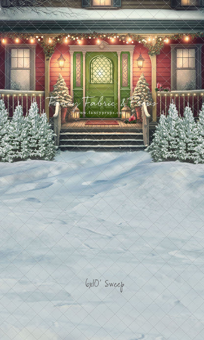 Merry Porch Greetings - Extra Lights - with Sweep Option