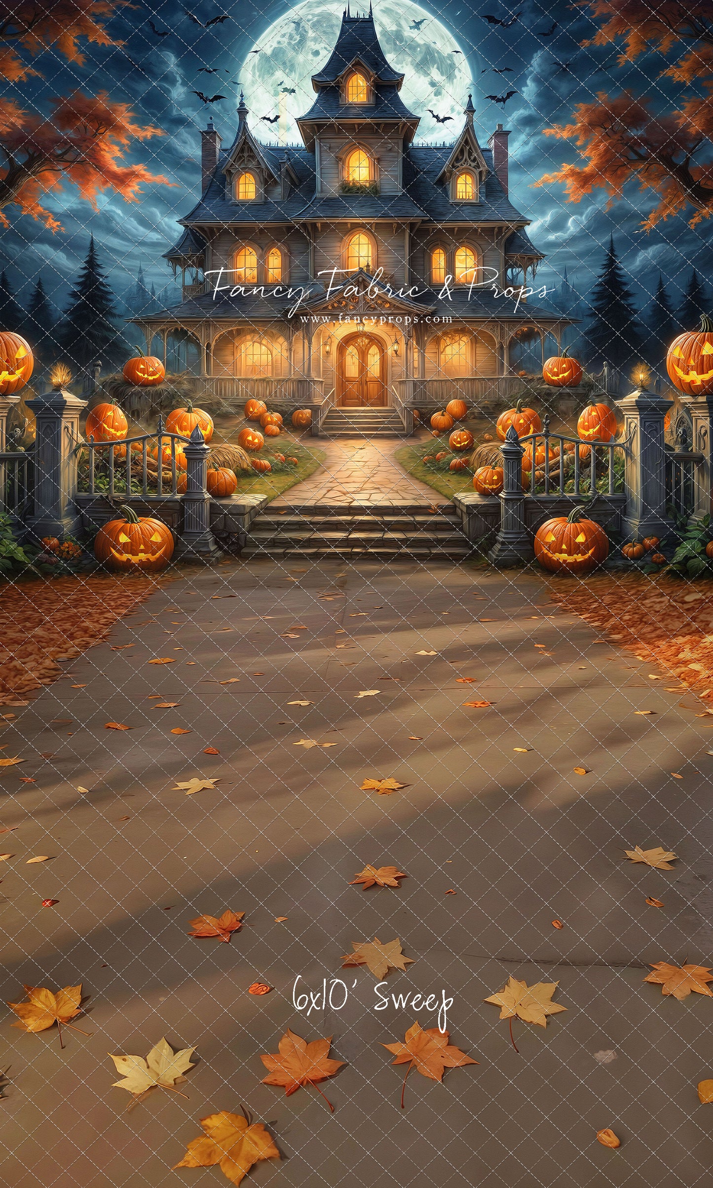 Moonlit Jack-O-Lantern Estate - With Sweep Option