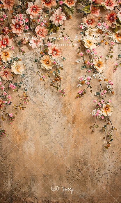 Painted Floral Peach