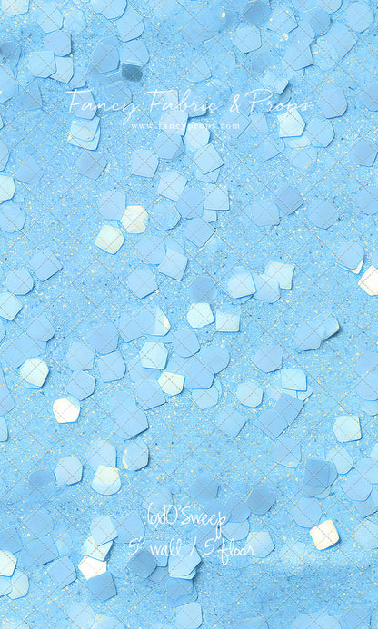 Power Blue Confetti