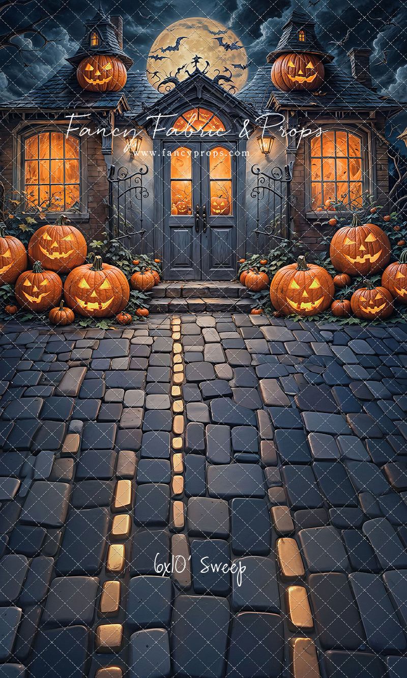 Pumpkin Path to Haunted Manor - With Sweep Option