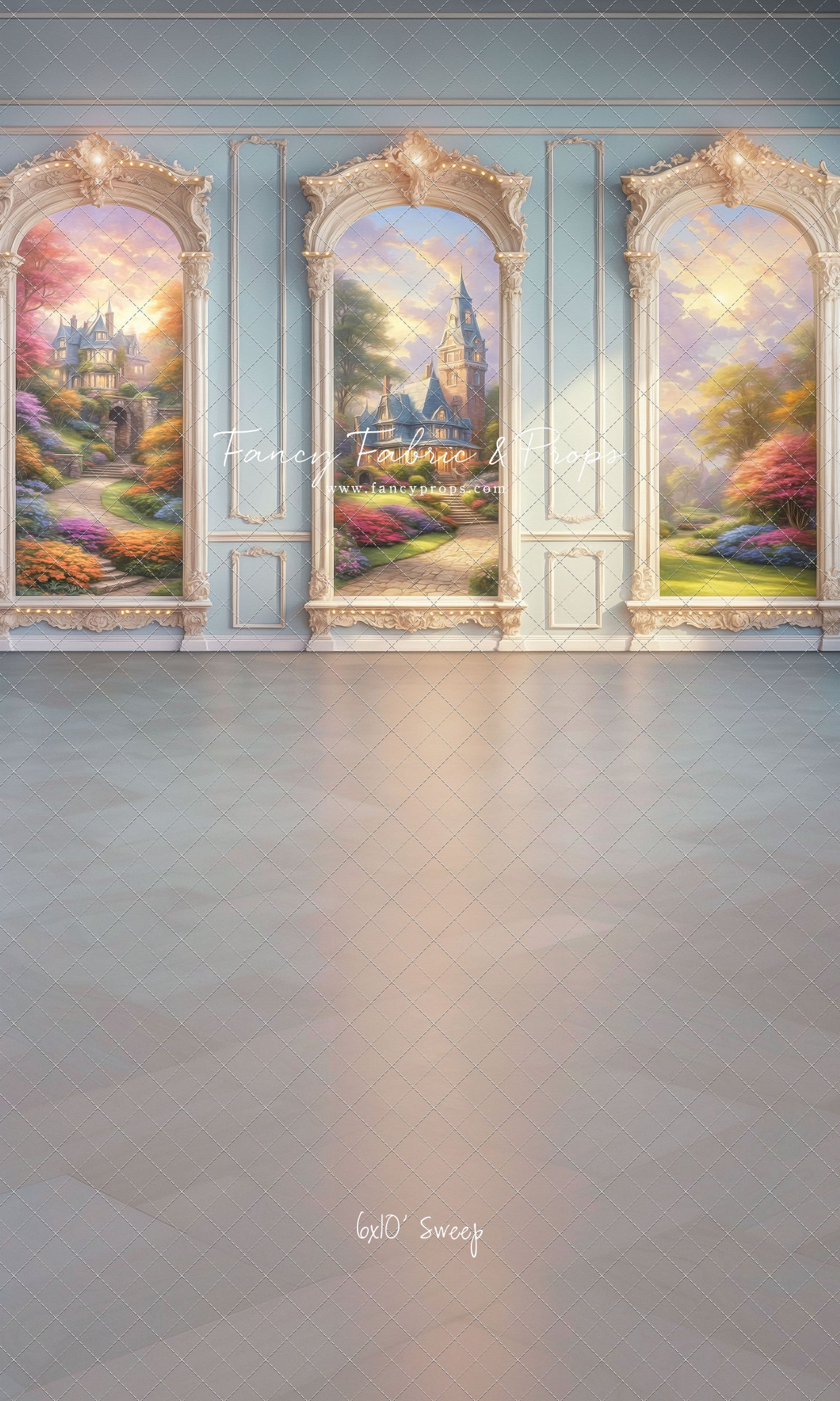 Royal Victorian Wainscoting Wall - With Sweep Option