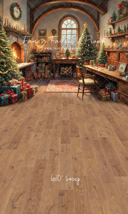 Santa's Winter Cabin - with Sweep Option