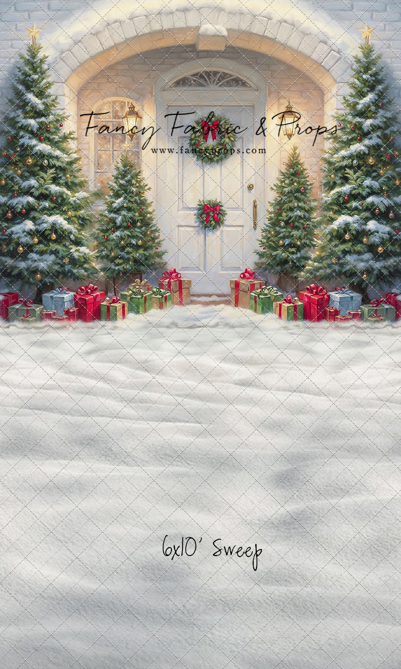 Snowy Doorstep Delight - With Sweep Option