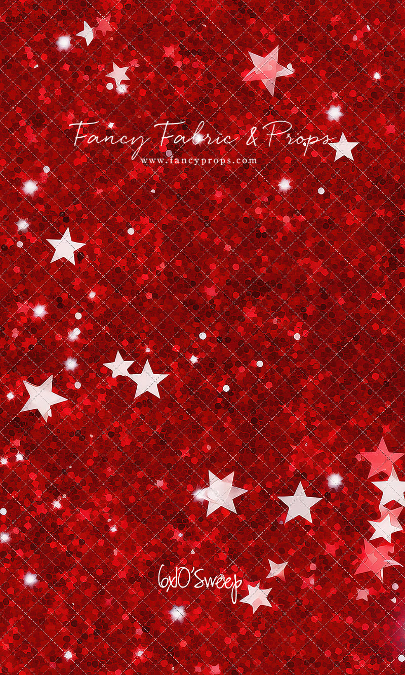 Starry Red Sparkle