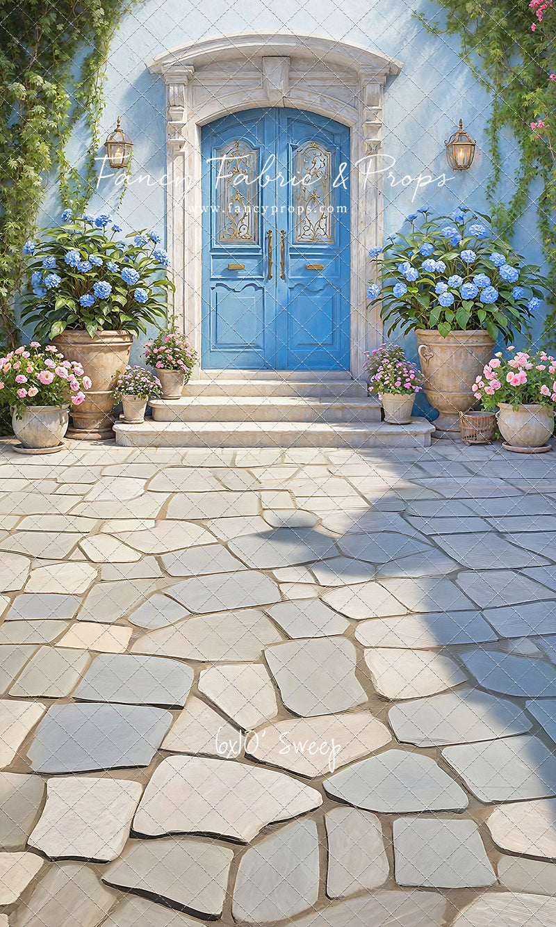 Summertime Patio - Blue Door - With Sweep Option