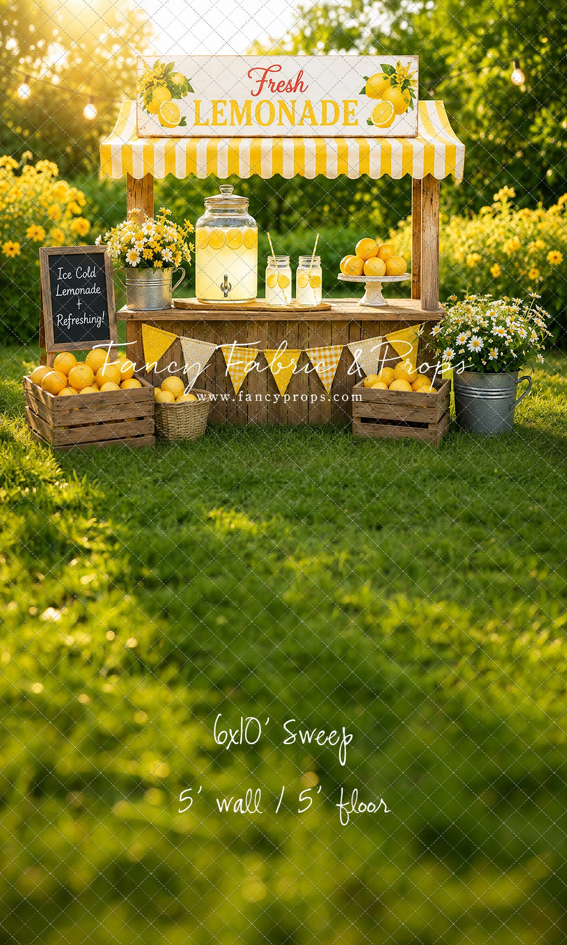 Sunny Days Lemonade Stand - With Sweep Option