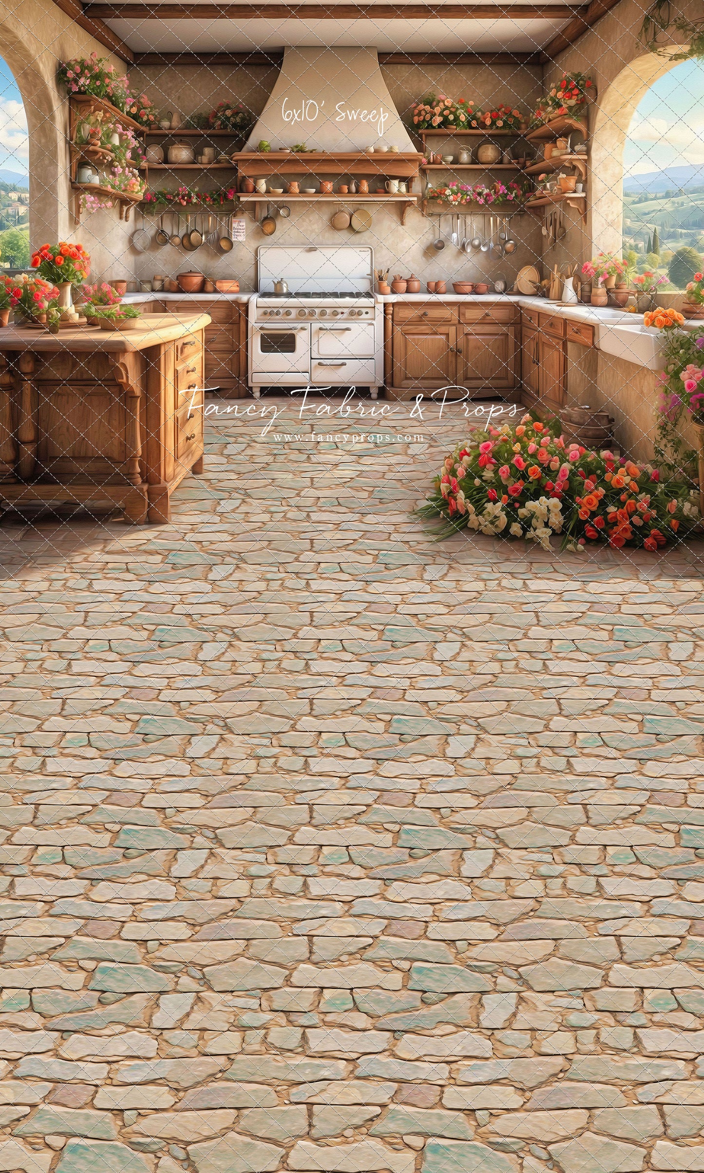 Tuscan Kitchen- With Sweep Option