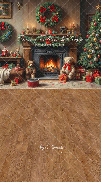 Warm Christmas Corner - With Sweep Option