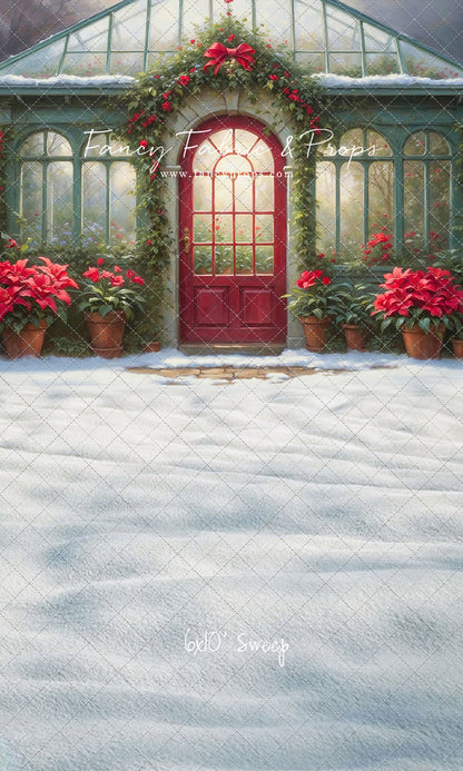 Whimsical Winter Greenhouse - With Sweep Option