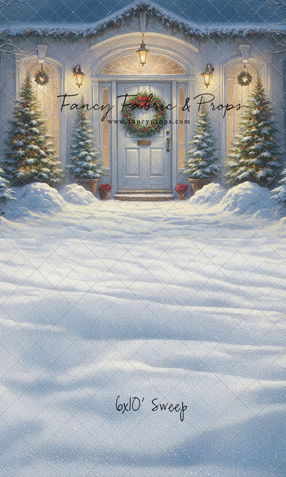 White Christmas Welcome - With Sweep Option