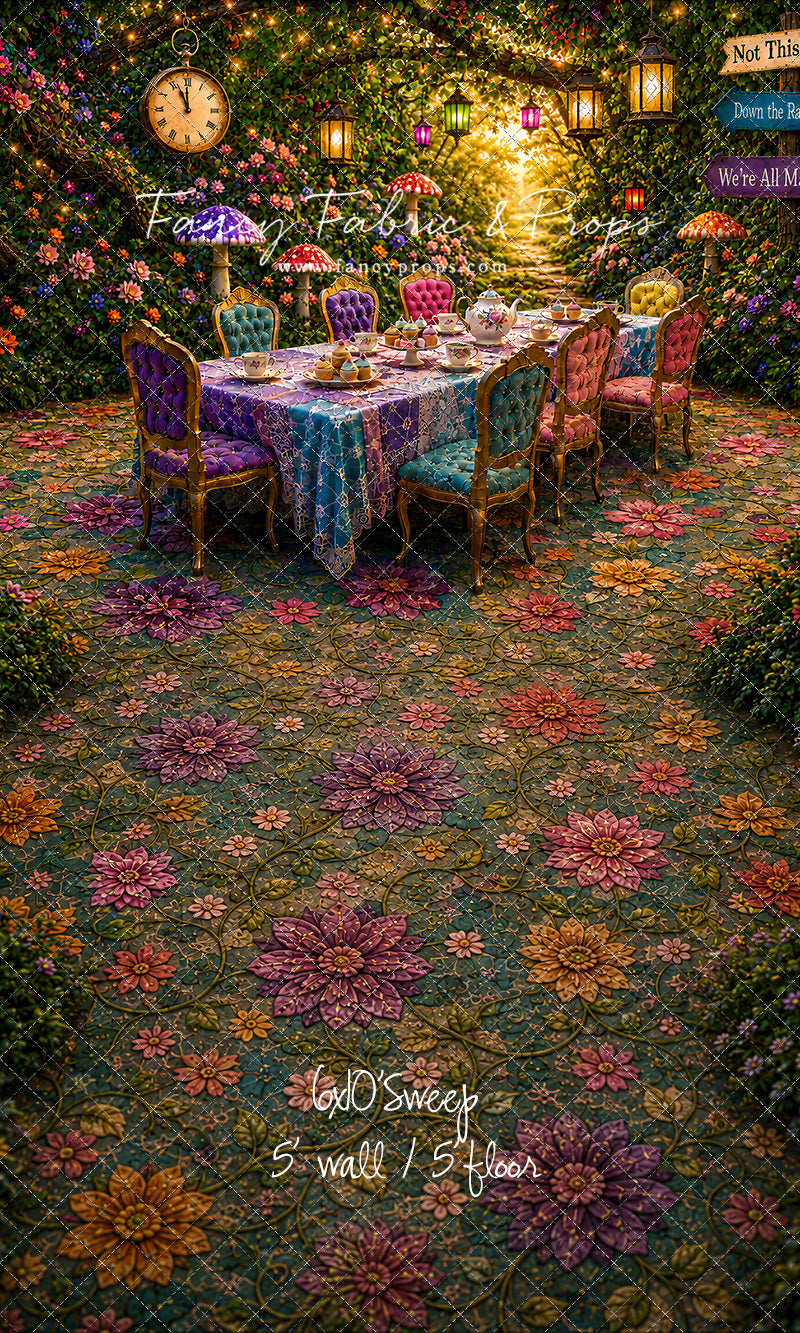 Blooming Garden Tea Party - With Sweep Option