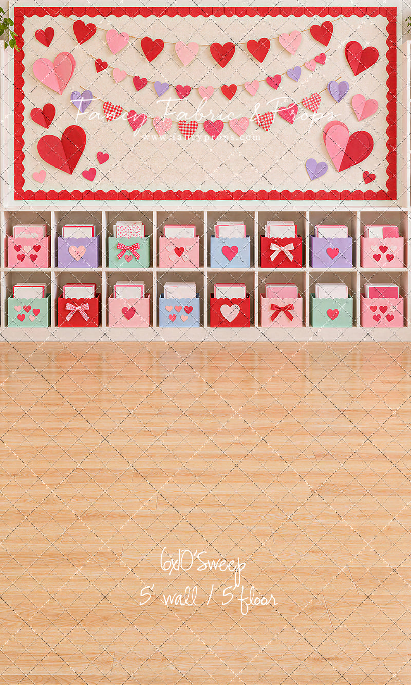 Cheerful Valentine Classroom - With Sweep Option