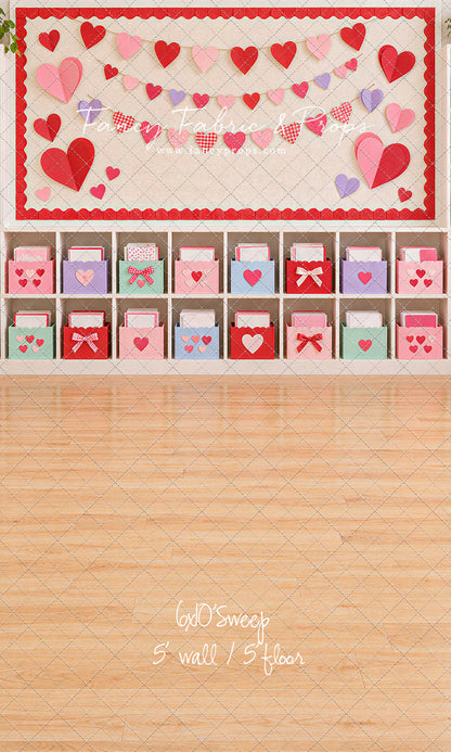 Cheerful Valentine Classroom - With Sweep Option