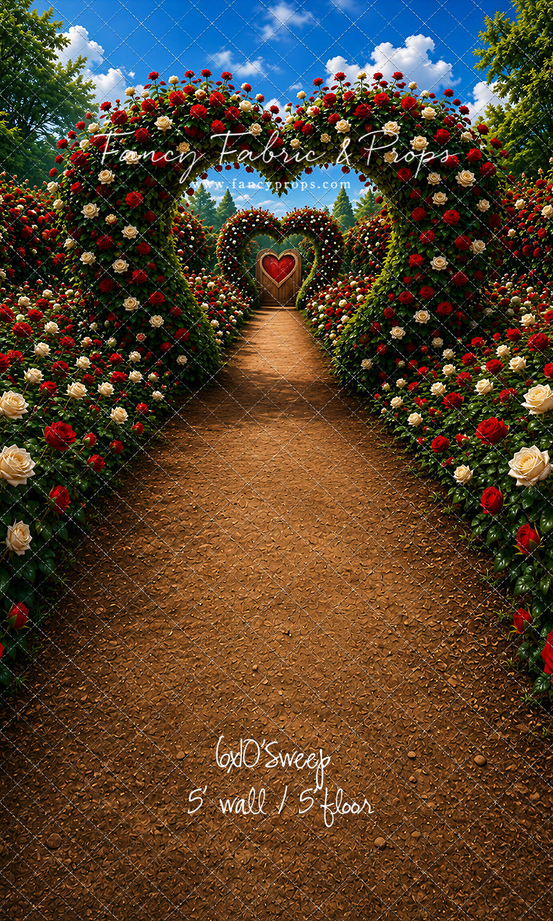 Heart Shaped Garden - With Sweep Option