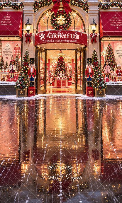 American Doll Holiday - With Sweep Option