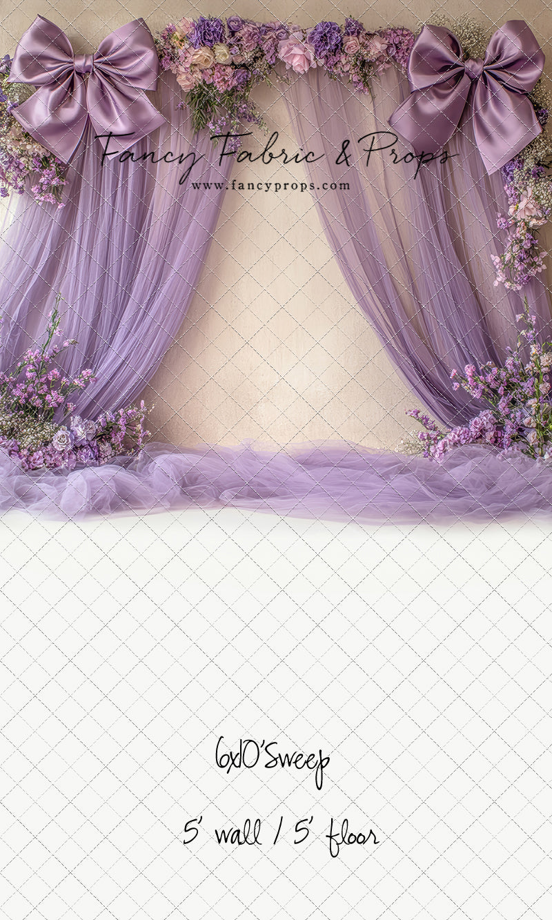 Amethyst Bow Blooms - With Sweep Option