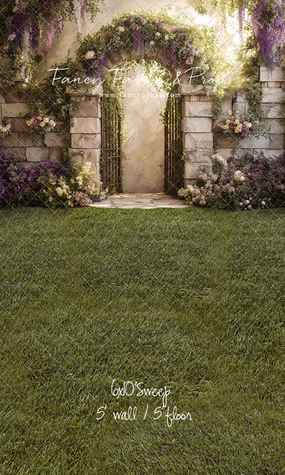 Amethyst Garden Gate - With Sweep Option