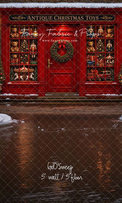 Antique Christmas Toy Store - with Sweep Option