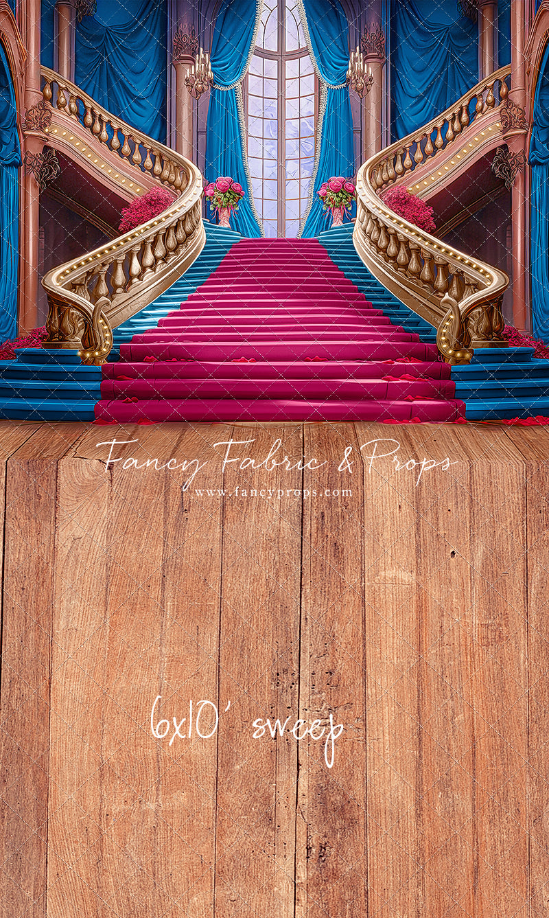 Ballroom Royal Staircase - Blue - With Sweep Option