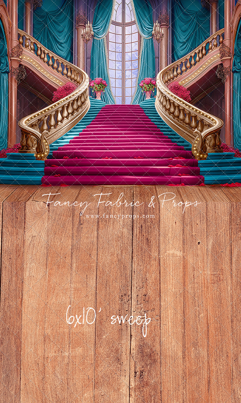 Ballroom Royal Staircase - Cyan - With Sweep Option
