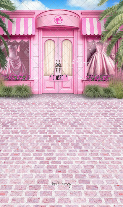 Barbie Boutique - With Pink Brick - With Sweep Option