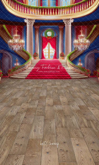 Belle's Royal Staircase -Wood Floor - With Sweep Option